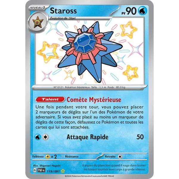 Carte Pokémon Staross 119/091 – EV Destinées de Paldea