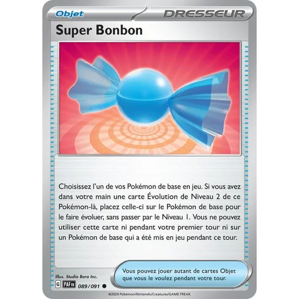 Carte Pokémon Super bonbon 089/091 – EV Destinées de Paldea