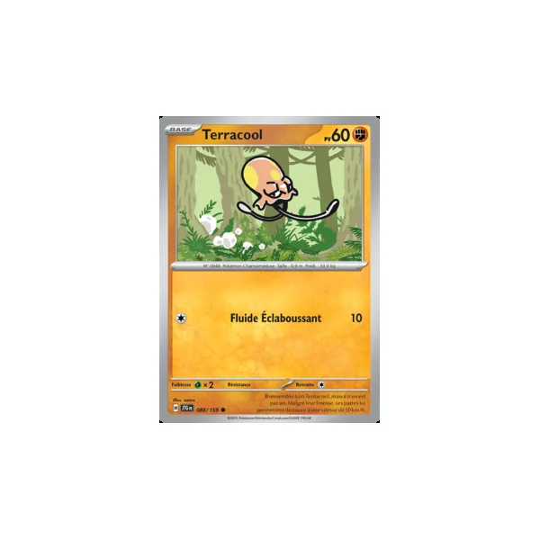 Carte Pokémon Terracool 088/159 – EV Aventures Ensemble