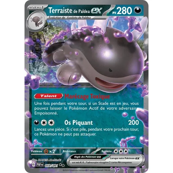 Carte Pokémon Terraiste de Paldéa ex 059/091 – EV Destinées de Paldea