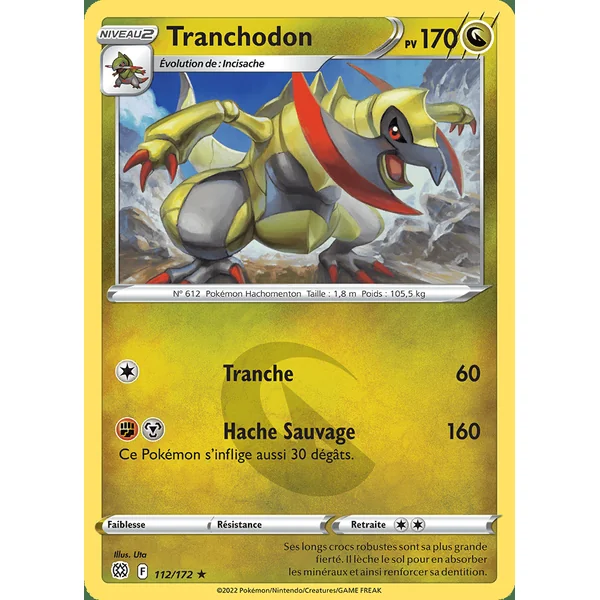 Carte Pokémon Tranchodon 112/172 – EB Stars Étincelantes