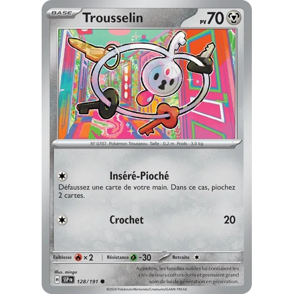 Carte Pokémon Trousselin 128/191 – EV Étincelles Déferlantes