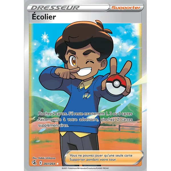Carte Pokémon Écolier 261/264 – EB Poing de Fusion