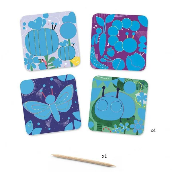 Cartes à Gratter - Toutes petites bêtes - Djeco