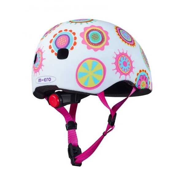CASQUE DOODLE DOTS - BOUCLE MAGNETIQUE - LUMIERE LED INTEGREE - TAILLE XS