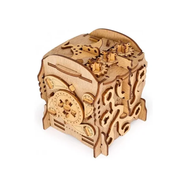 Casse-tête Cluebox Nautilus du capitaine Nemo - Boîte à Énigmes en Bois 14+