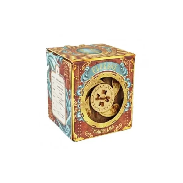 Casse-tête Cluebox Nautilus du capitaine Nemo - Boîte à Énigmes en Bois 14+