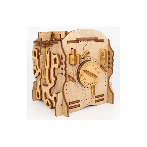 Casse-tête Cluebox Nautilus du capitaine Nemo - Boîte à Énigmes en Bois 14+