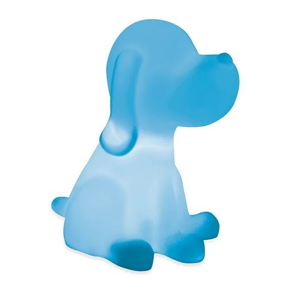 CHIEN VEILLEUSE EN 3D ENV 20 CM AVEC DIFFUSION LUMIERE EN COULEURS