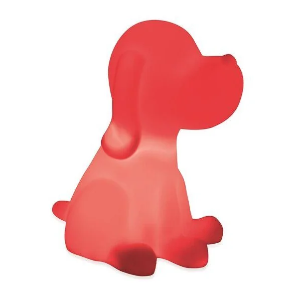 CHIEN VEILLEUSE EN 3D ENV 20 CM AVEC DIFFUSION LUMIERE EN COULEURS