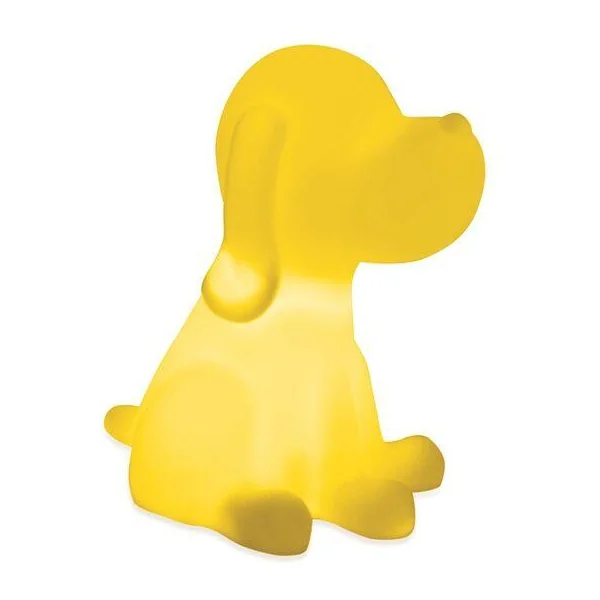 CHIEN VEILLEUSE EN 3D ENV 20 CM AVEC DIFFUSION LUMIERE EN COULEURS