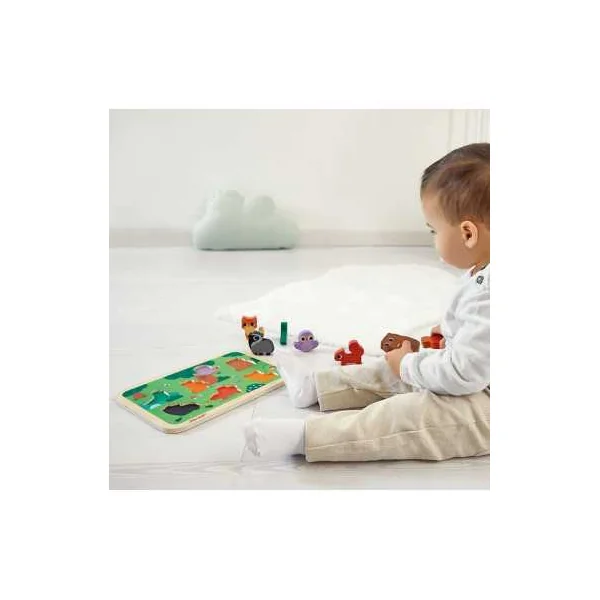 Chunky puzzle La forêt - Janod - Puzzle à encastrer en bois