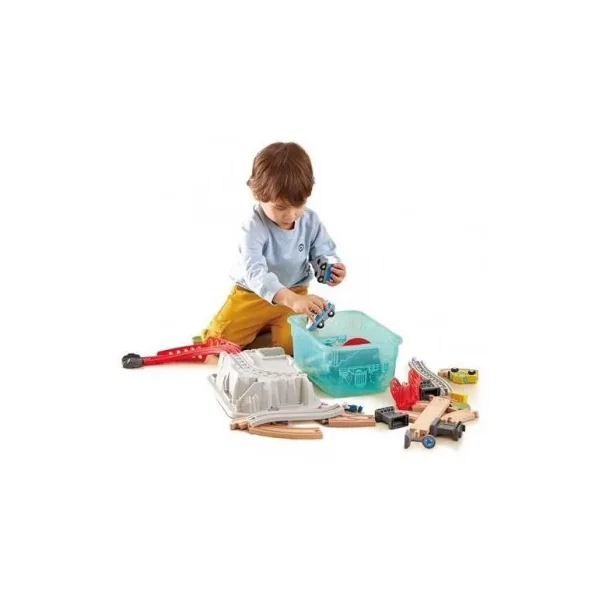 Circuit de train Ville 2 en 1 - Hape - Jouet en bois