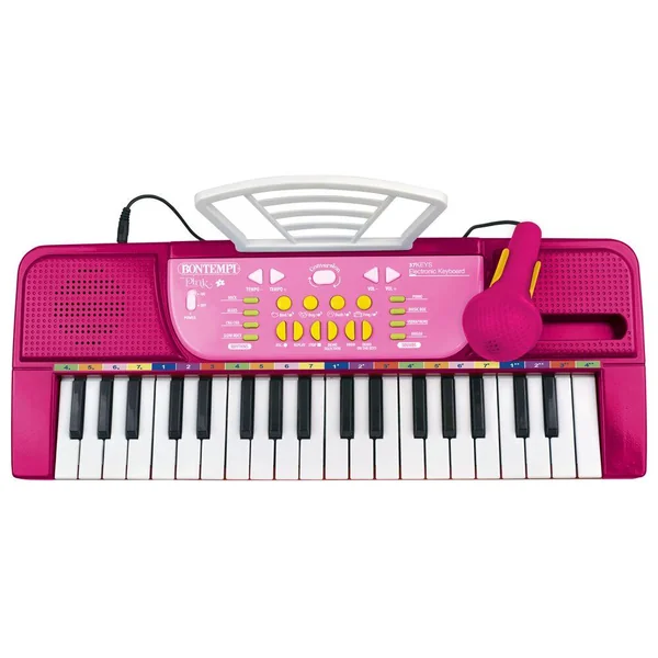 CLAVIER ELECTRONIQUE DE 37 TOUCHES AVEC MICRO PIEDS ET TABOURET 7 SONS