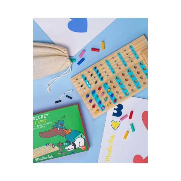 Code secret Les Loufoques - Moulin Roty - Jeu de société en bois