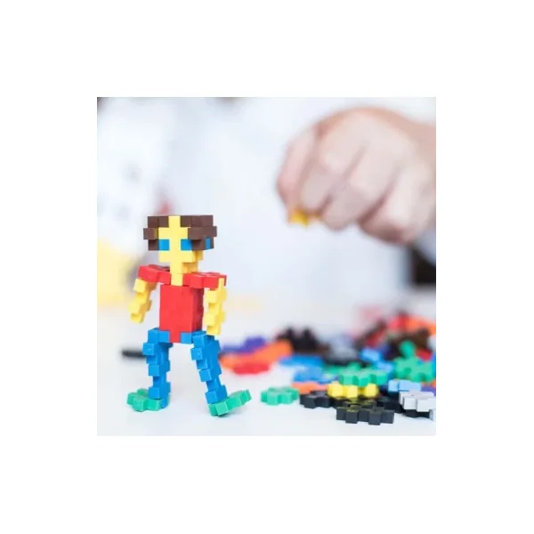 Coffre Plus-Plus 2400 Pièces - Mix Couleurs - Jeu de Construction