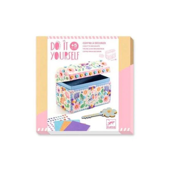 Coffre à décorer Précieux trésors - Do it Yourself - Djeco
