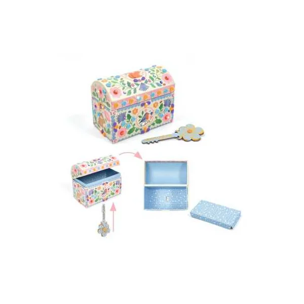 Coffre à décorer Précieux trésors - Do it Yourself - Djeco