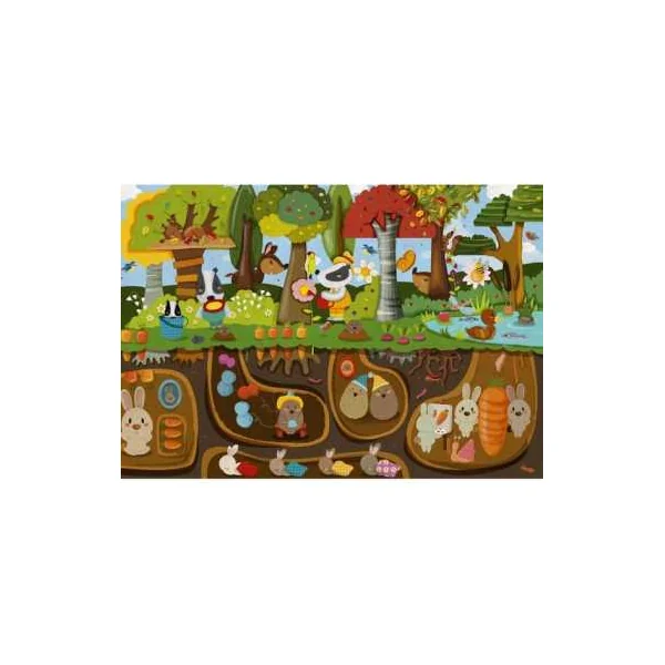 Coffret 2 Puzzles 24 pièces Vie Dessus Vie Dessous Sentosphère 3+