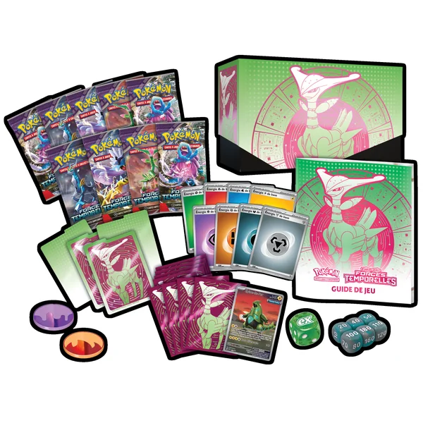 Coffret Dresseur D’Élite ETB Pokémon Forces Temporelles EV 5 – Vert-de-Fer