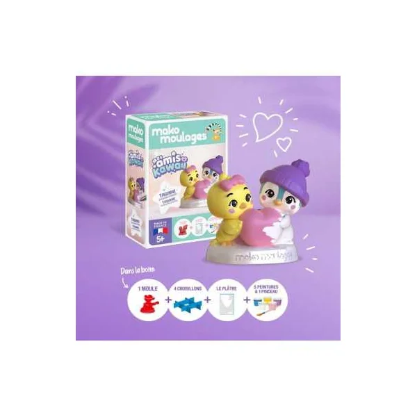 Coffret Mes Copains Kawaii - Mako Moulages - Coffret créatif dès 5 ans