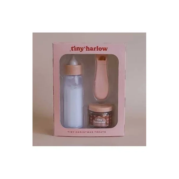 Coffret Noël Biberon et Petit Pot Tiny Harlow | La Poule à Pois