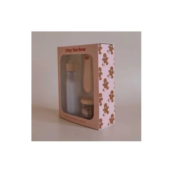 Coffret Noël Biberon et Petit Pot Tiny Harlow | La Poule à Pois