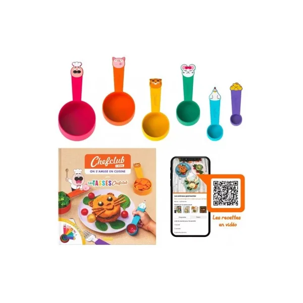 Coffret On s'amuse en cuisine Chefclub Kids | Kit + Tasses 4 ans+