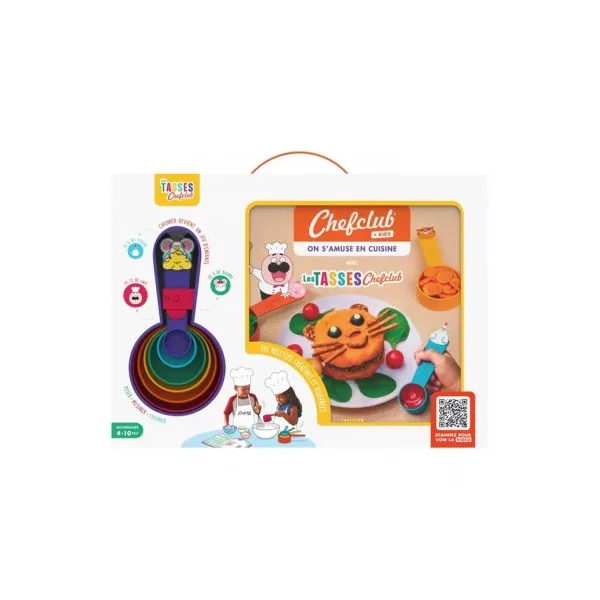 Coffret On s'amuse en cuisine Chefclub Kids | Kit + Tasses 4 ans+