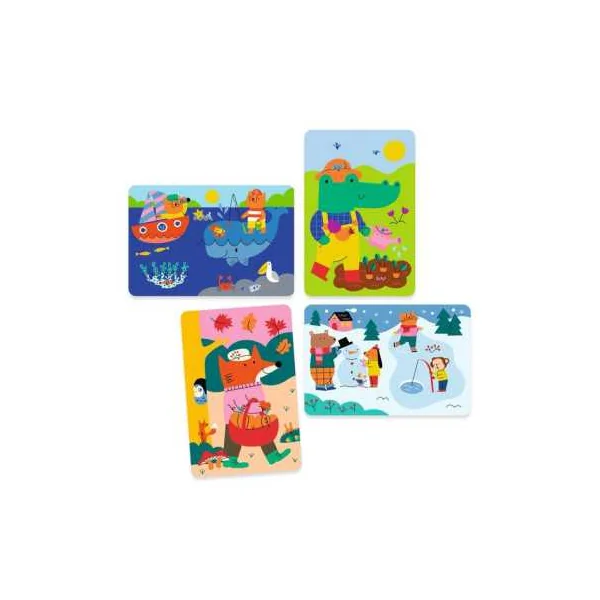 Coloriage à l'eau 4 saisons - Djeco - Activité créative