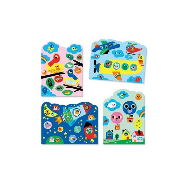 Coloriage à l'eau caché dans le ciel - Djeco