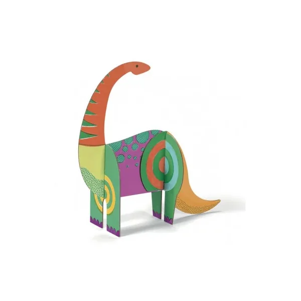 Colorie assemble et joue DIY Dinosaures - Djeco