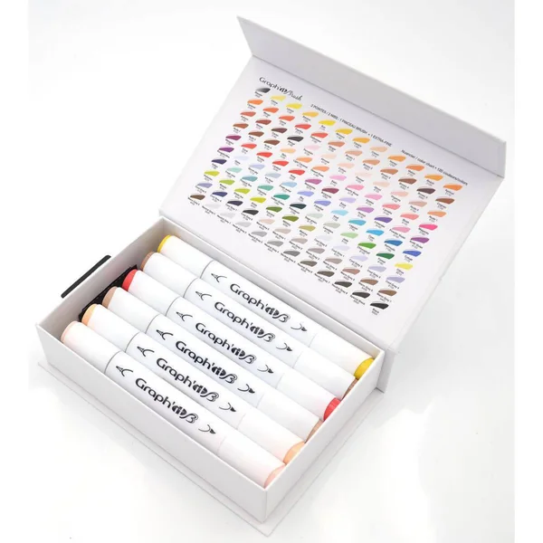 COMICS - GRAPH'IT BRUSH ET EXTRA FINE SET 12 MARQUEURS