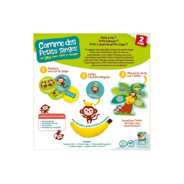 Comme des Petits Singes - Jeu Loki | Action et Rires dès 2 ans