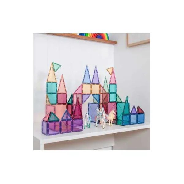 Connetix Tiles Pastel 64 Pièces | Pack de Démarrage dès 3 ans