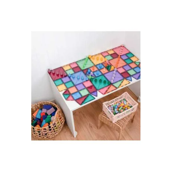 Connetix Tiles Pastel 64 Pièces | Pack de Démarrage dès 3 ans