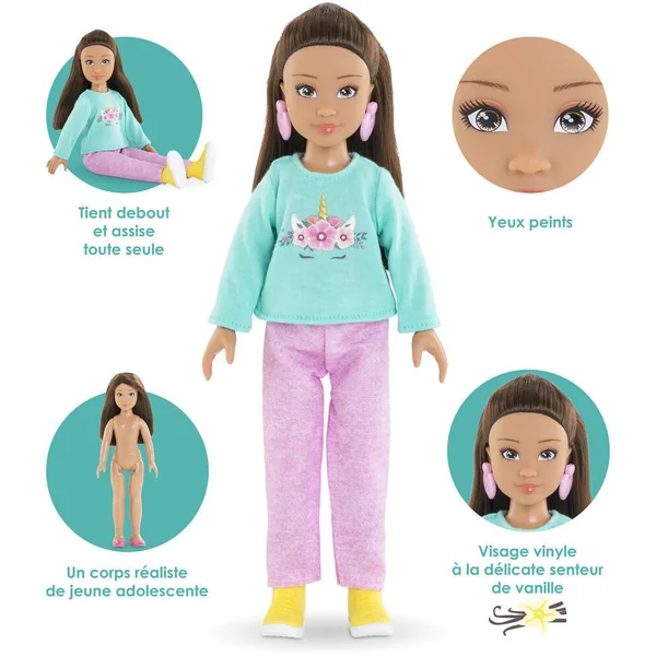 COROLLE GIRLS - POUPEE MANNEQUIN - COFFRET LUNA SHOPPING - 28CM -