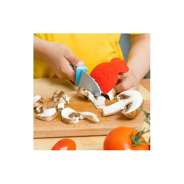 Couteau du Chef Chefclub Kids Bleu & Rouge | Sécurité dès 7 ans