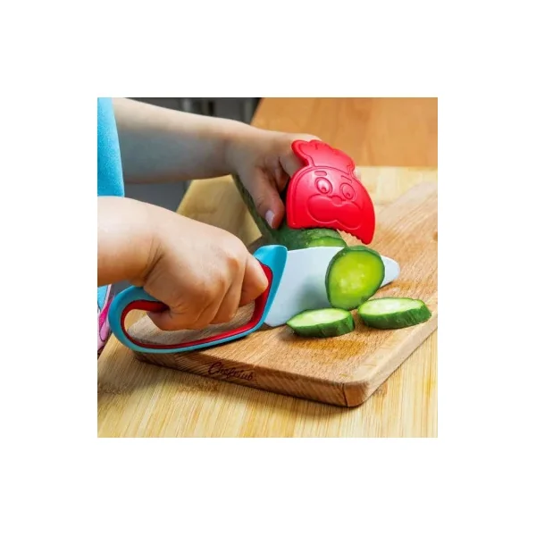 Couteau du Chef Chefclub Kids Bleu & Rouge | Sécurité dès 7 ans