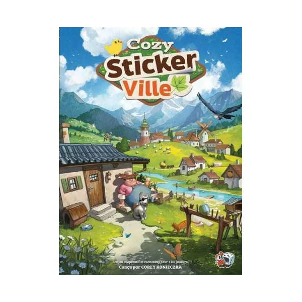 Cozy Sticker Ville - Jeu de société coopératif narratif dès 8 ans