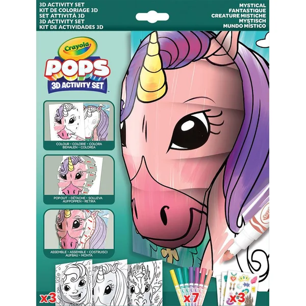 CRAYOLA COLOR POPS - KIT DE COLORIAGE MYSTICAL