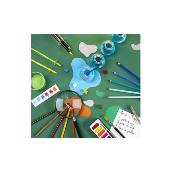 Crayons de couleur et cartes Animaux Le Jardin du Moulin - Moulin Roty