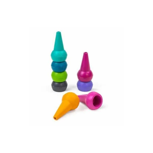 Crayons Empilables couleurs Tiger Tribe - Dessin dès 3 ans