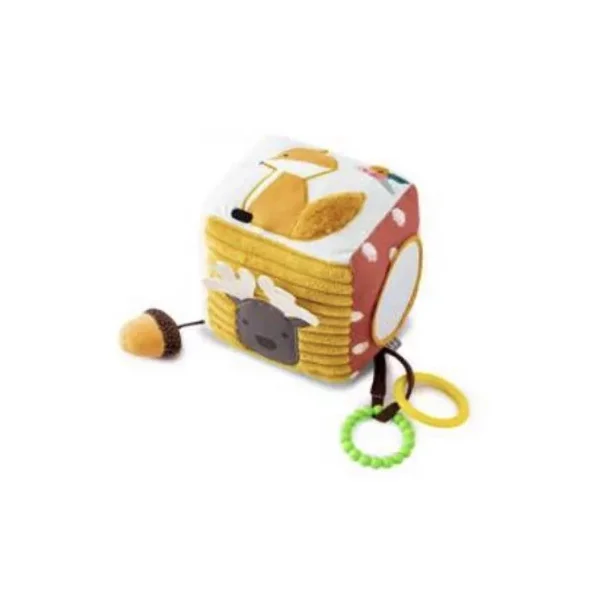Cube Sensoriel Bébé Little Big Friends Forêt - Jouet dès 3 mois