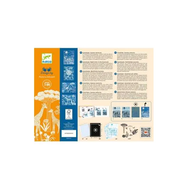 Cyanotype Savane nocturne - Djeco - Activité créative