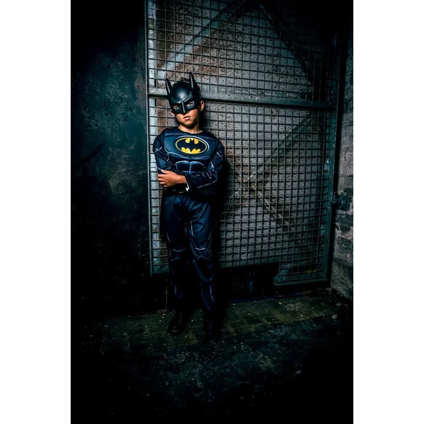 DC COMICS BATMAN - DEGUISEMENT LUXE - TAILLE S 3-4 ANS