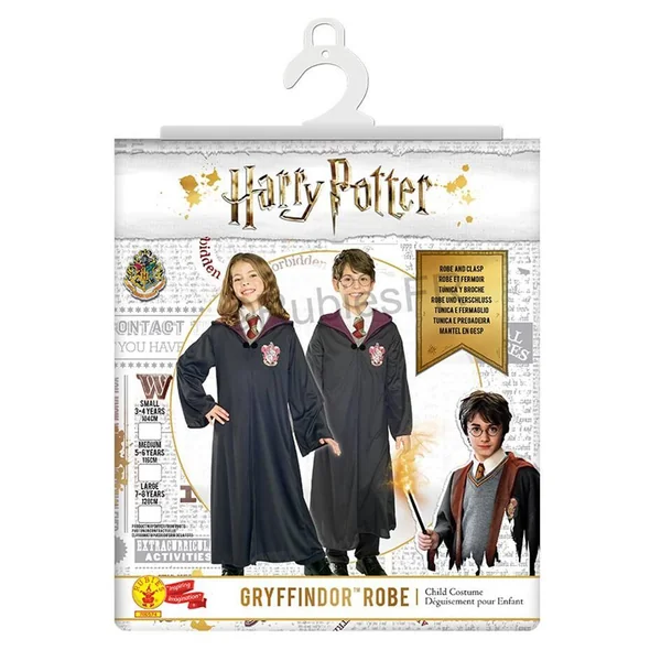 DEGUISEMENT ROBE GRYFFONDOR HARRY POTTER - TAILLE S - 3 - 4 ANS