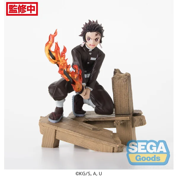 Demon Slayer - Figurine - Tanjiro Kamado & Genya Shinazugawa - Swordsmith Village Arc - Xross Link Figure