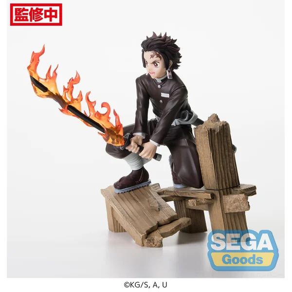 Demon Slayer - Figurine - Tanjiro Kamado & Genya Shinazugawa - Swordsmith Village Arc - Xross Link Figure