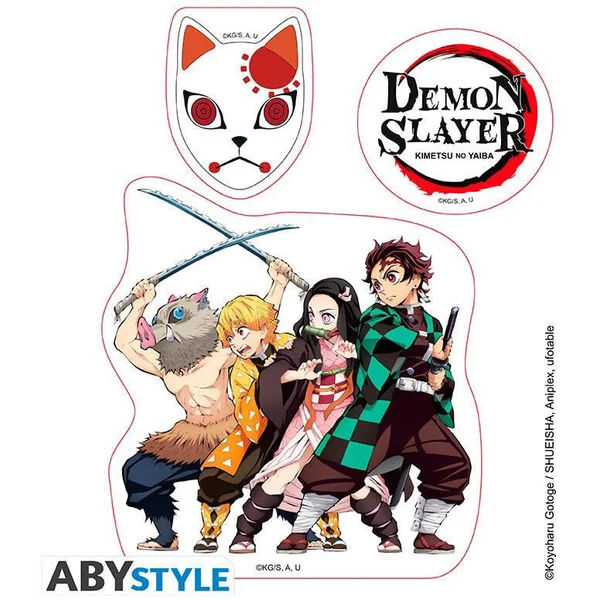DEMON SLAYER - PACK GOBELET AVEC PAILLE 470ML ET ACRYL® ET STICKERS